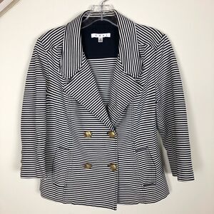 CAbi Striped Nautical Blazer- Size Small